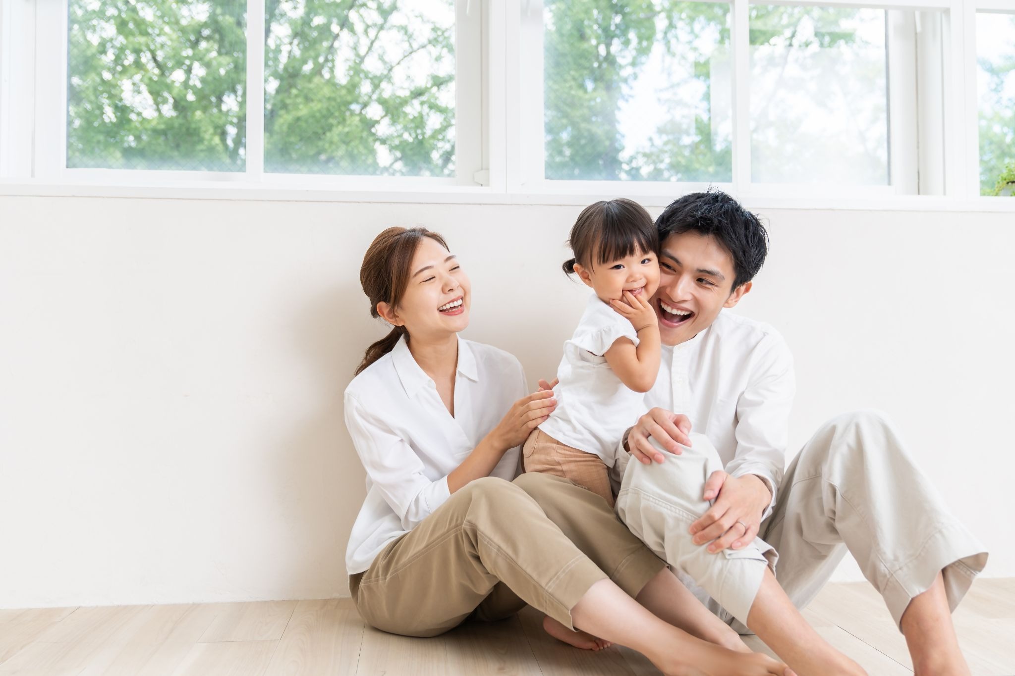 Family staying indoors to avoid haze in Singapore